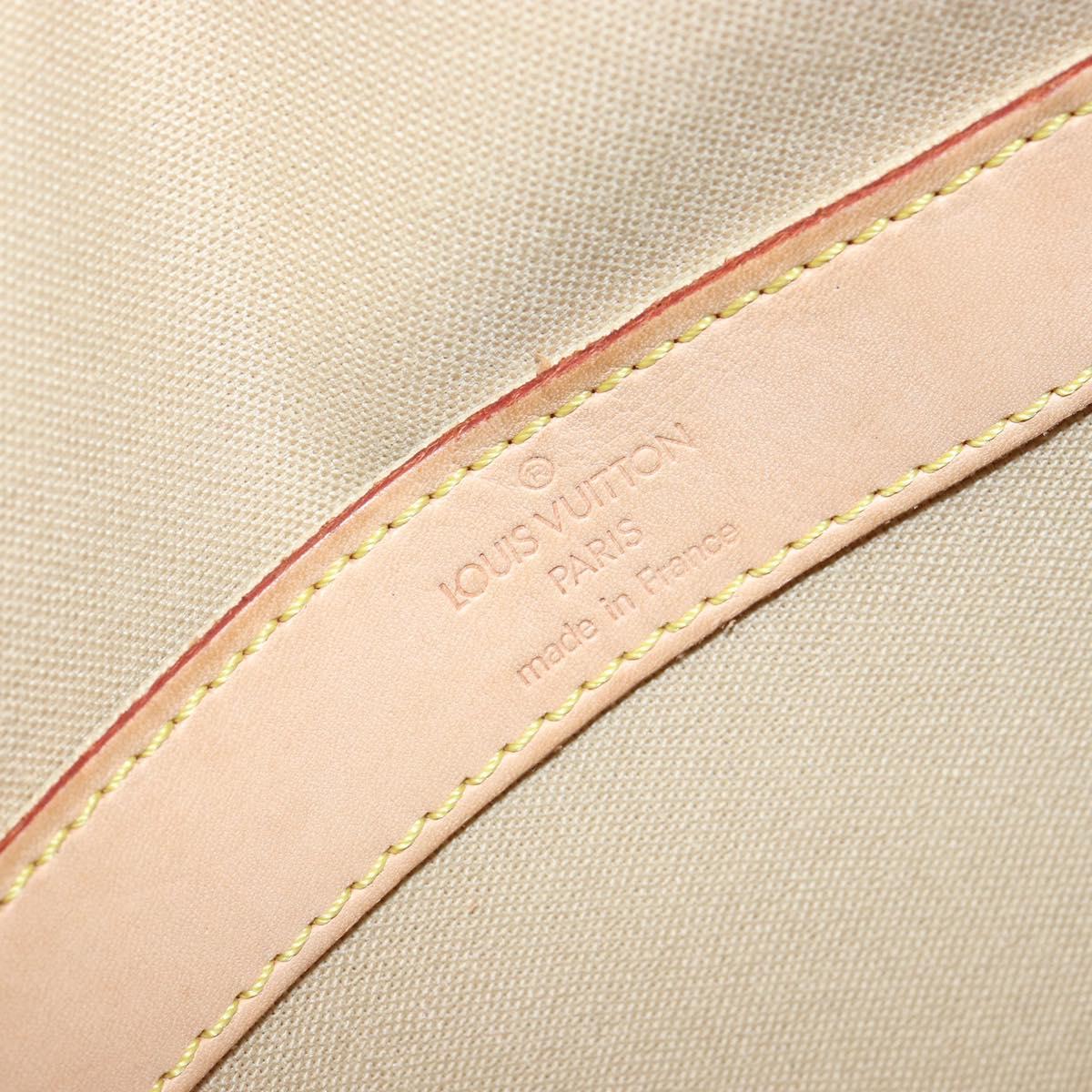 LOUIS VUITTON Damier Azur Naviglio Shoulder Bag N51189 LV Auth BA6690