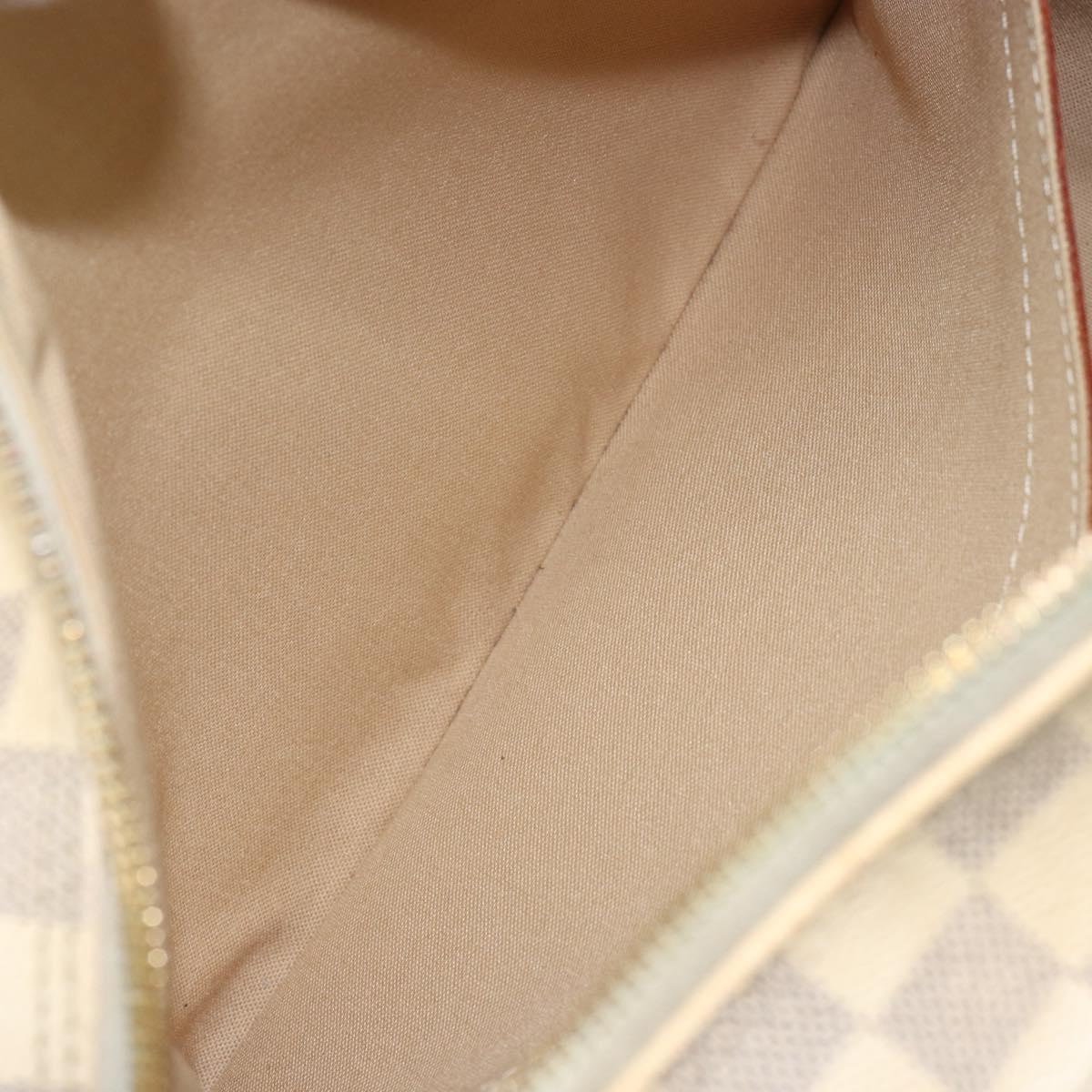 LOUIS VUITTON Damier Azur Naviglio Shoulder Bag N51189 LV Auth BA6690