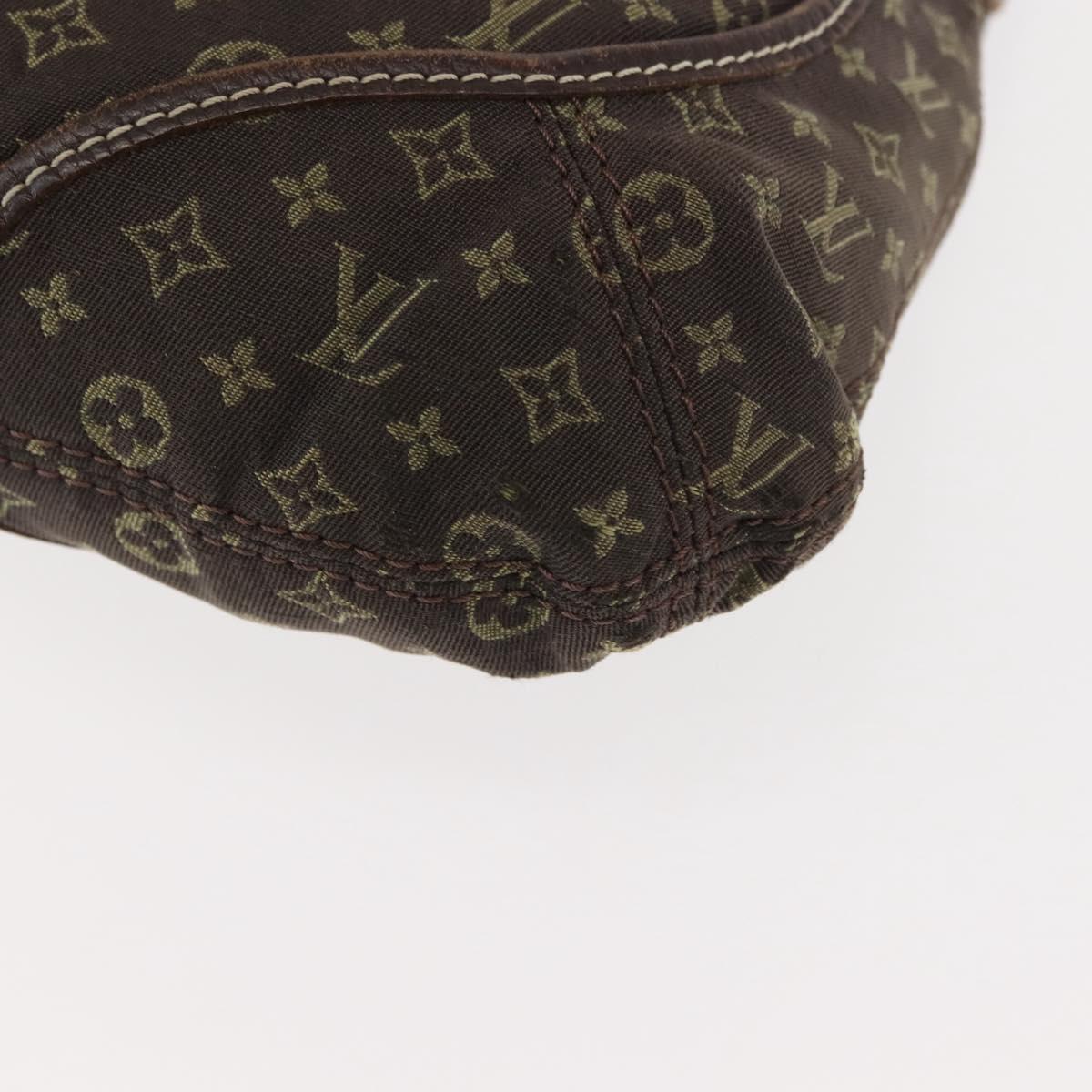 LOUIS VUITTON Monogram Mini Manon PM Shoulder Bag Ebene M95621 LV Auth BA6691