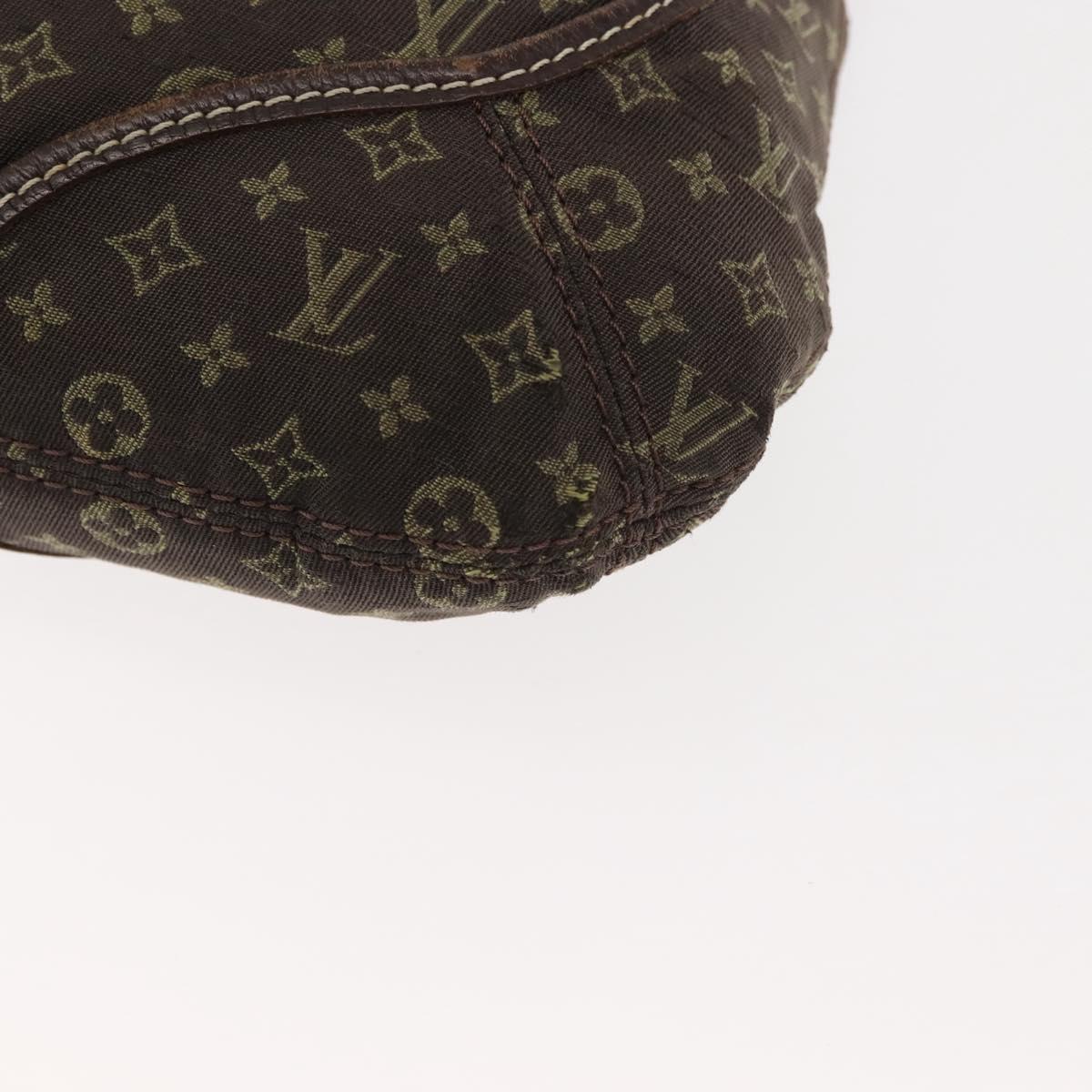 LOUIS VUITTON Monogram Mini Manon PM Shoulder Bag Ebene M95621 LV Auth BA6691