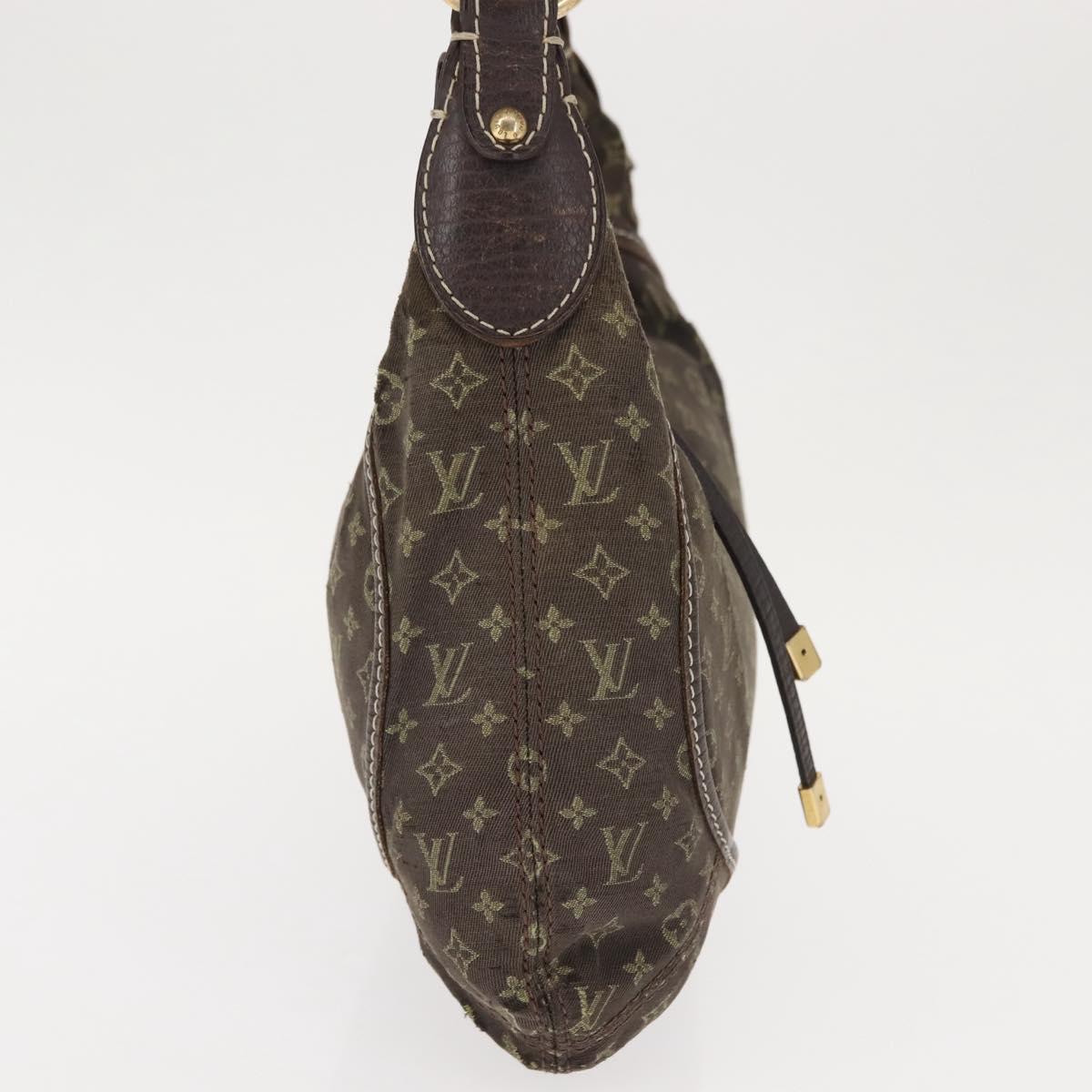 LOUIS VUITTON Monogram Mini Manon PM Shoulder Bag Ebene M95621 LV Auth BA6691