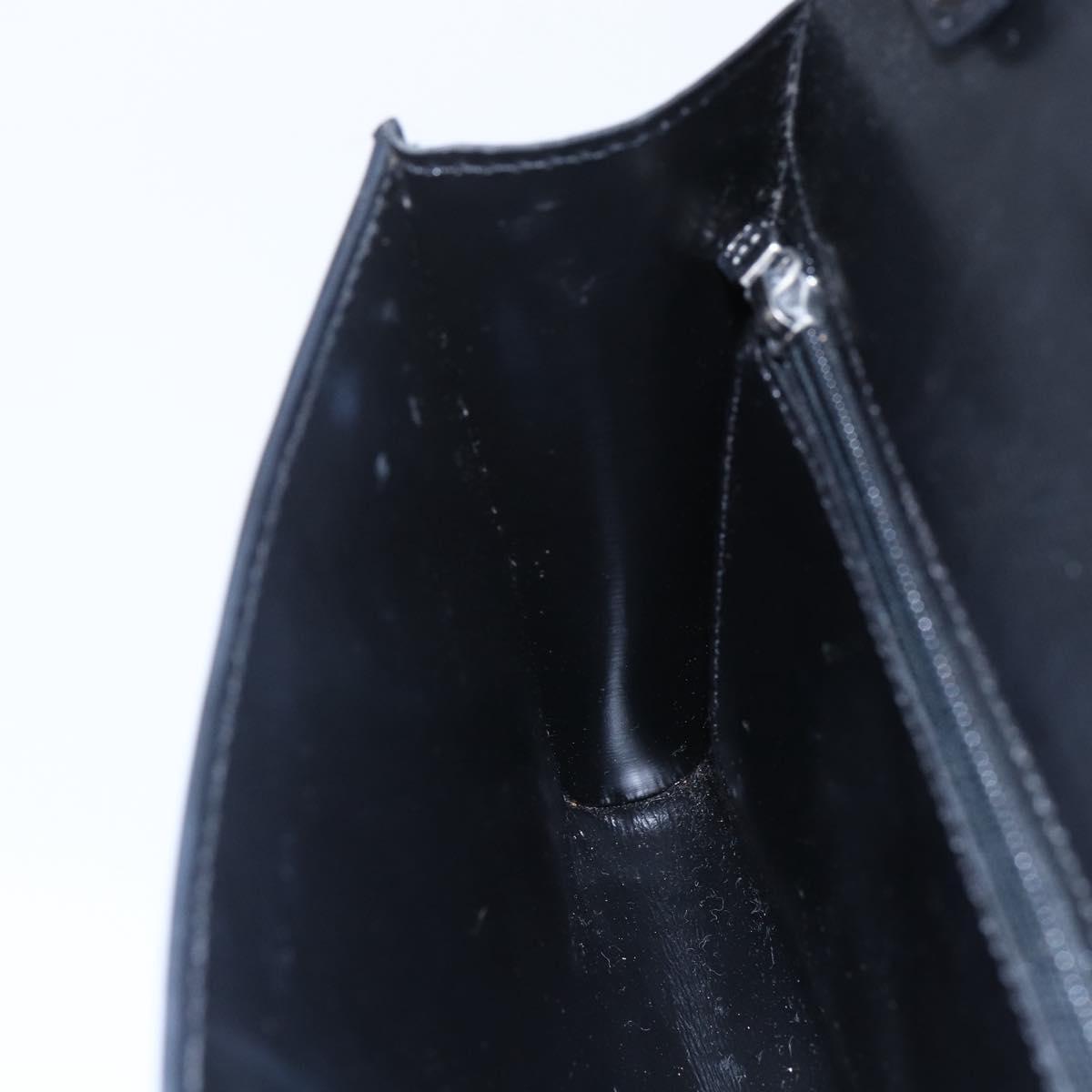 LOUIS VUITTON Epi Pochette Arche Shoulder Bag Black Noir M52572 LV Auth BA6693
