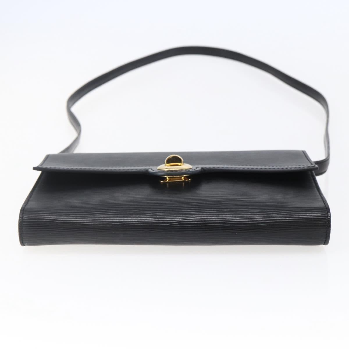 LOUIS VUITTON Epi Pochette Arche Shoulder Bag Black Noir M52572 LV Auth BA6693