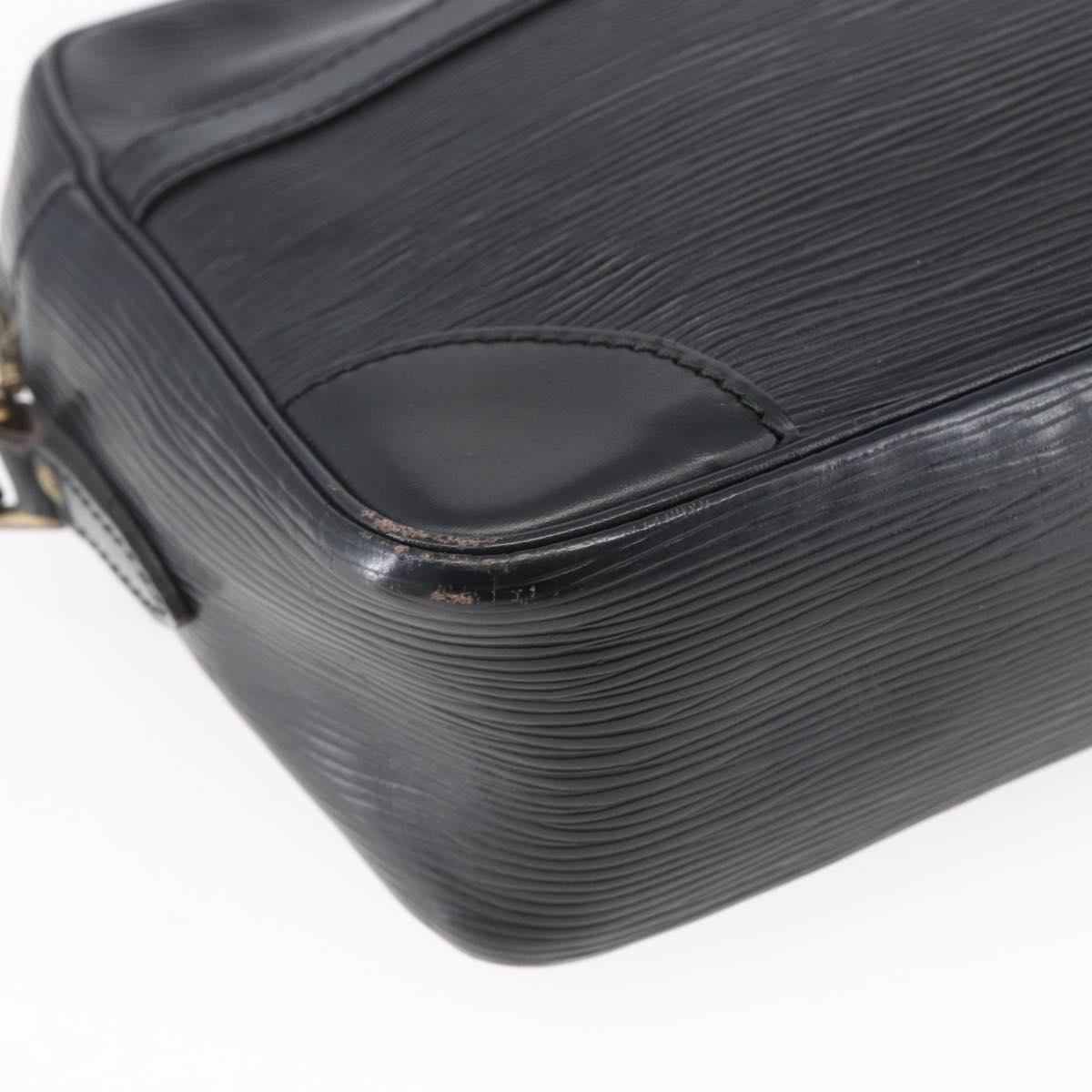 LOUIS VUITTON Epi Trocadero 27 Shoulder Bag Black M52312 LV Auth BA6694