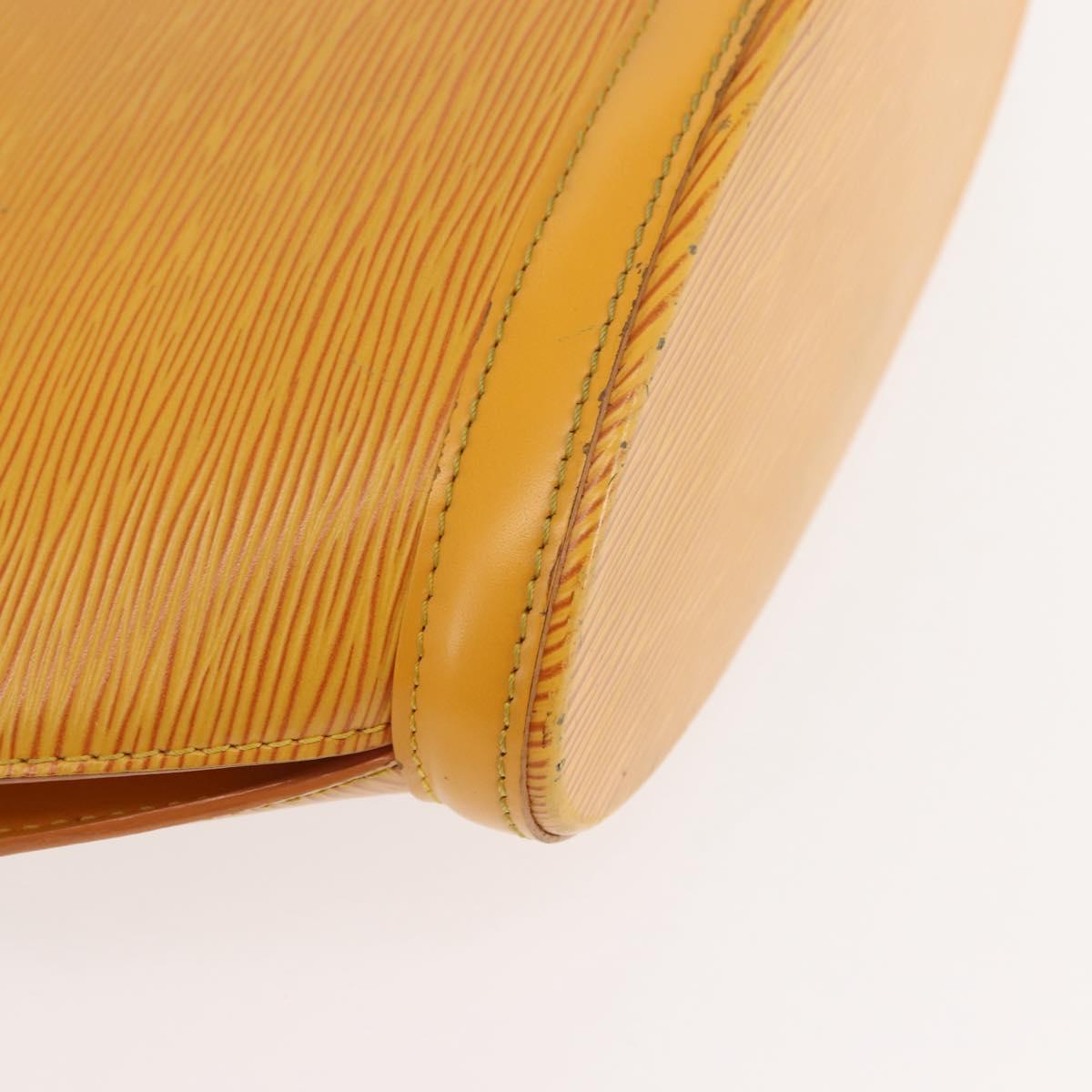 LOUIS VUITTON Epi Saint Jacques Hand Bag Yellow M52279 LV Auth BA6695