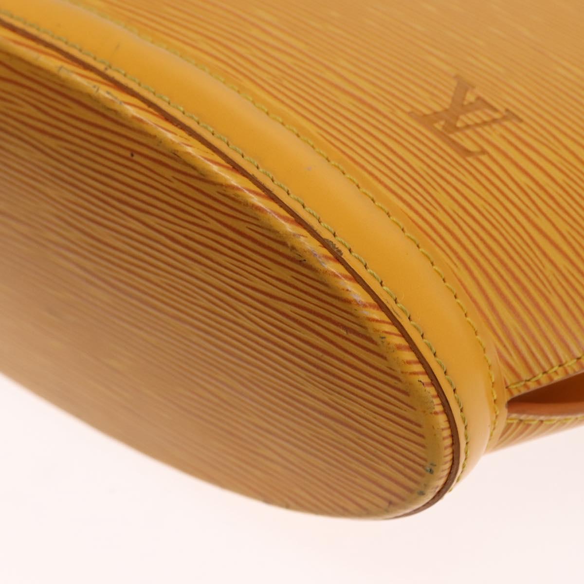 LOUIS VUITTON Epi Saint Jacques Hand Bag Yellow M52279 LV Auth BA6695