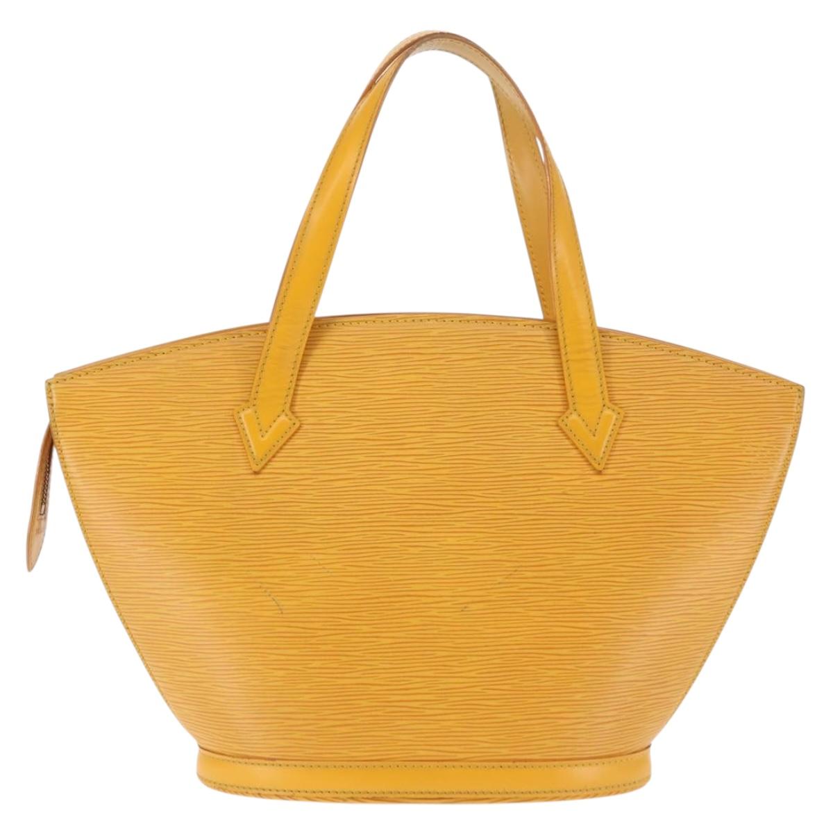 LOUIS VUITTON Epi Saint Jacques Hand Bag Yellow M52279 LV Auth BA6695