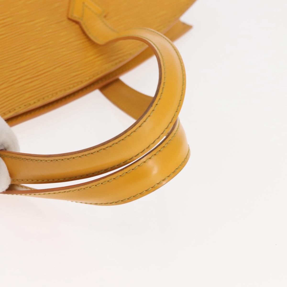 LOUIS VUITTON Epi Saint Jacques Hand Bag Yellow M52279 LV Auth BA6695