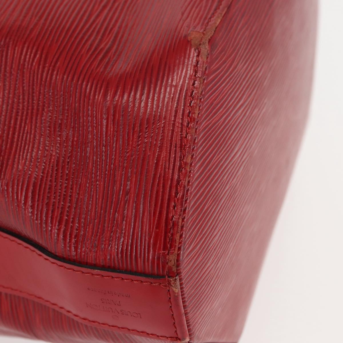 LOUIS VUITTON Epi Sac Depaule GM Shoulder Bag Red M80197 LV Auth BA6697