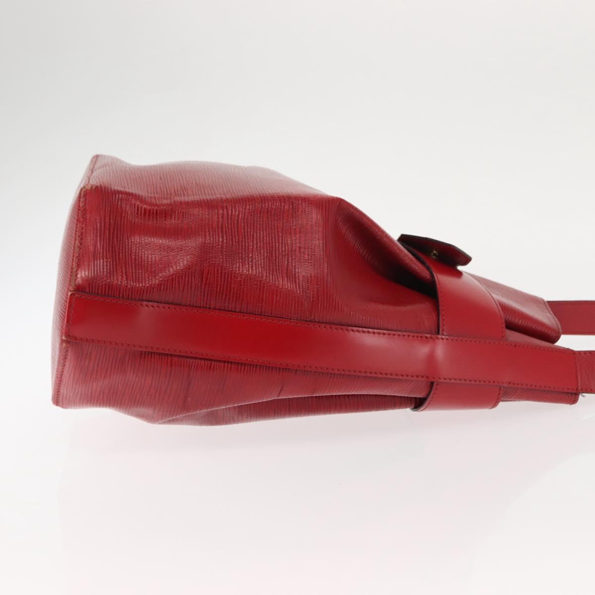 LOUIS VUITTON Epi Sac Depaule GM Shoulder Bag Red M80197 LV Auth BA6697