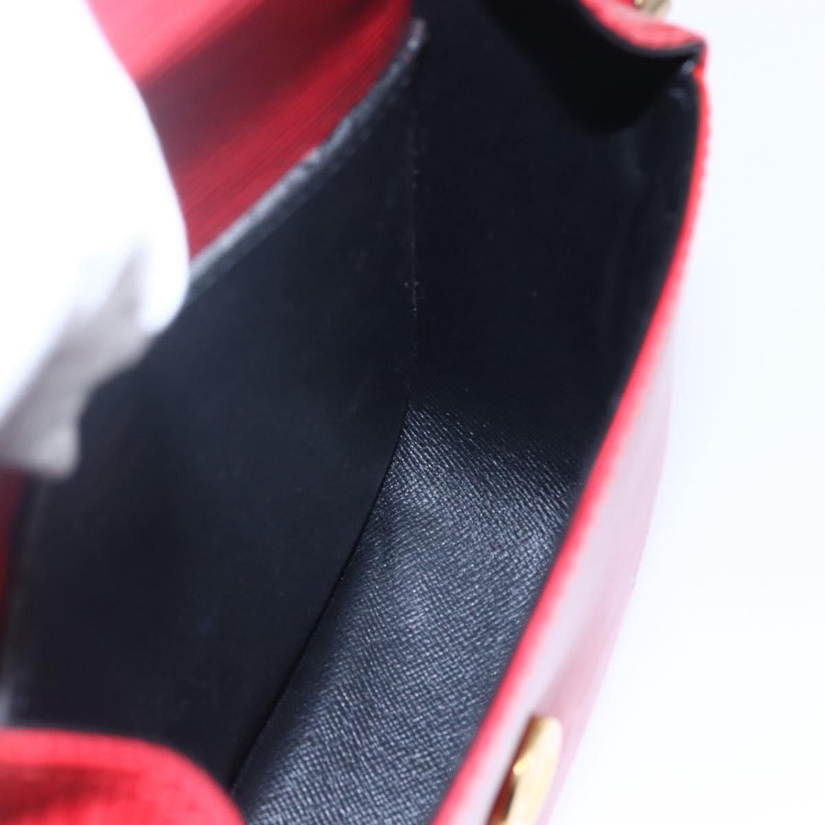 LOUIS VUITTON Epi Saint Cloud PM Shoulder Bag Red M52217 LV Auth BA6698