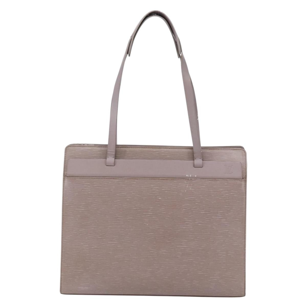 LOUIS VUITTON Epi Croisette GM Tote Bag Lilac M5250B LV Auth BA6699