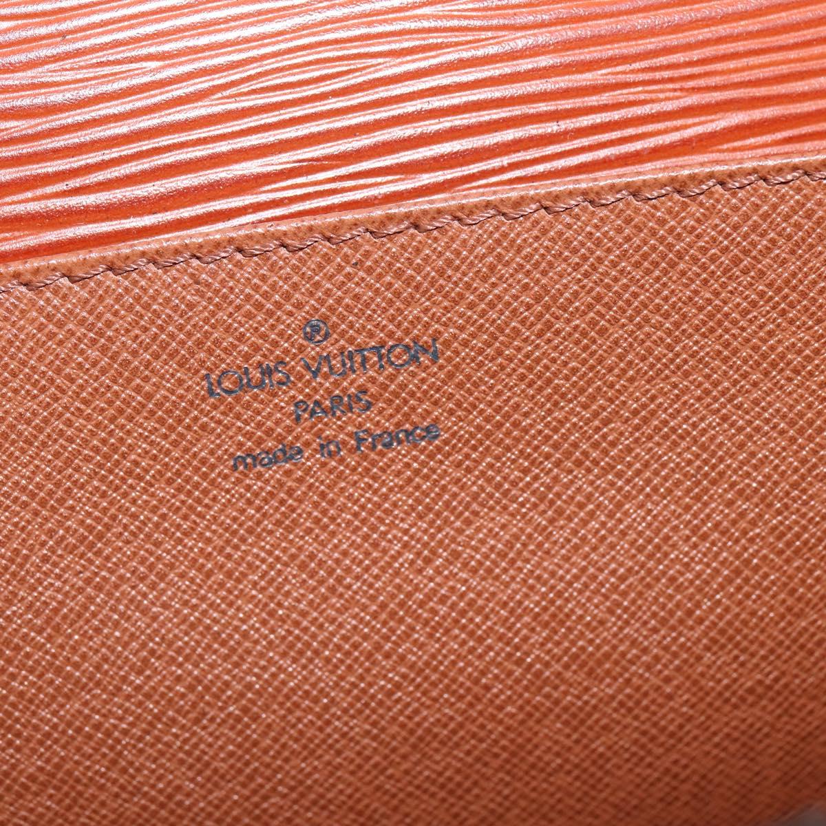 LOUIS VUITTON Epi Serviette Conseiller Briefcase Kenya Brown M54423 Auth BA6700