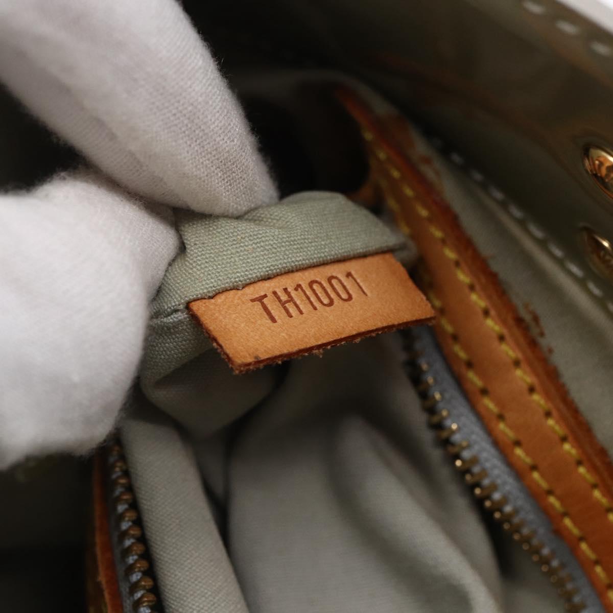 LOUIS VUITTON Monogram Vernis Reade MM Hand Bag Gris M91142 LV Auth BA6709