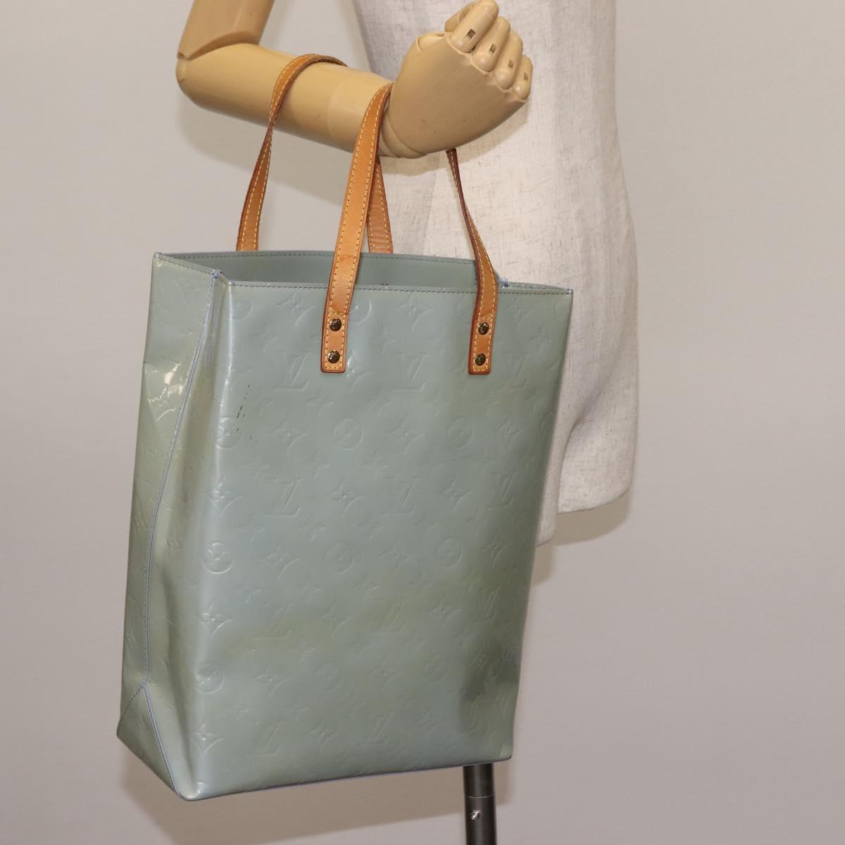 LOUIS VUITTON Monogram Vernis Reade MM Hand Bag Lavande M91226 LV Auth BA6710