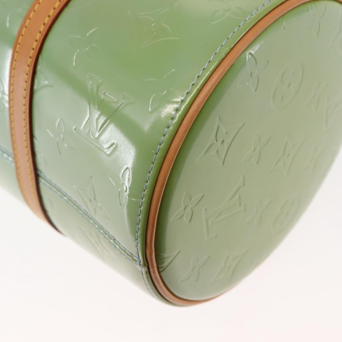 LOUIS VUITTON Monogram Vernis Bedford Hand Bag Baby Blue M91007 LV Auth BA6714