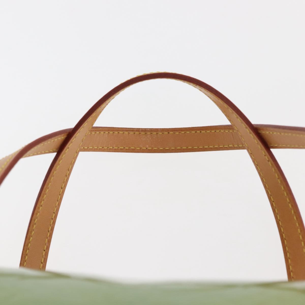 LOUIS VUITTON Monogram Vernis Bedford Hand Bag Baby Blue M91007 LV Auth BA6714