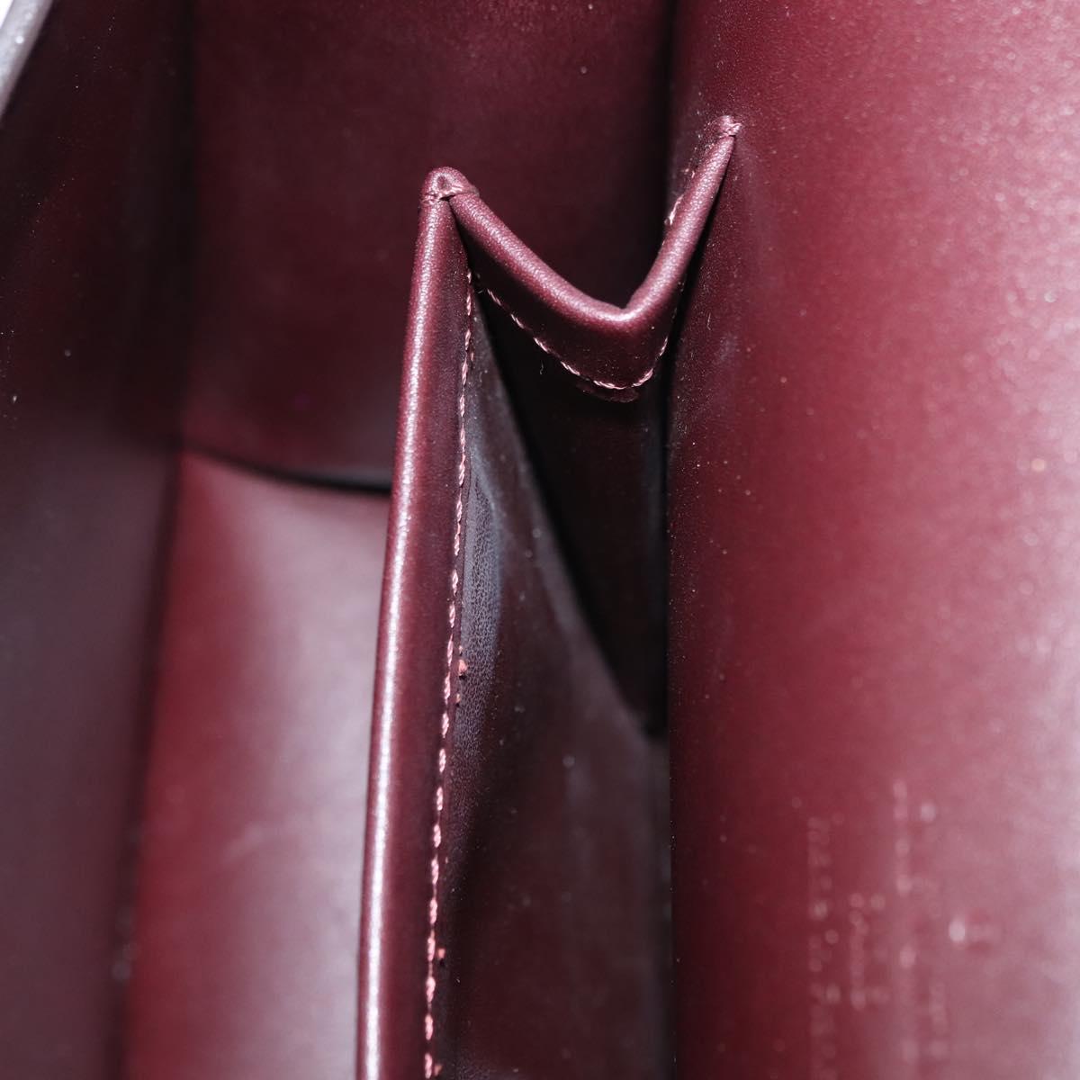 LOUIS VUITTON Damier Vernis Cabaret Shoulder Bag Car Mine M92126 LV Auth BA6718