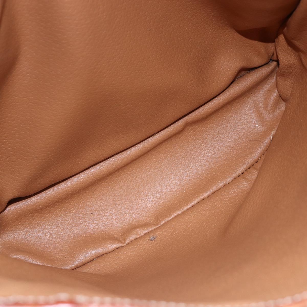 CELINE Macadam Canvas Tote Bag PVC Leather Brown Auth BA6719