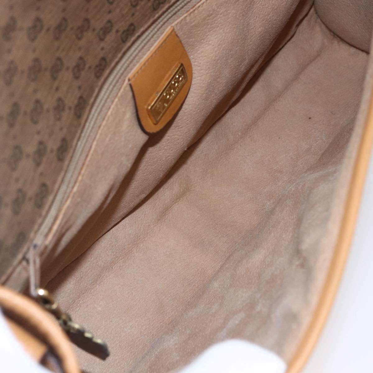 GUCCI Micro GG Supreme Shoulder Bag PVC Beige Gold 001 115 2681 Auth BA6741