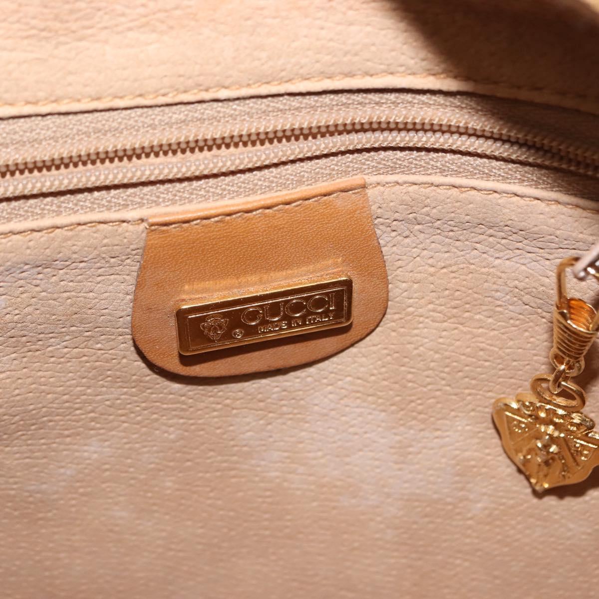 GUCCI Micro GG Supreme Web Sherry Line Bag PVC Beige 001 261 0942 Auth BA6742