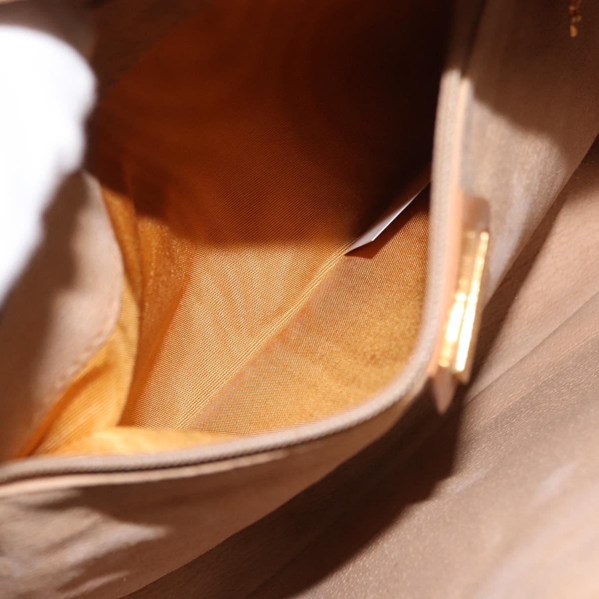 GUCCI Micro GG Supreme Web Sherry Line Bag PVC Beige 001 261 0942 Auth BA6742