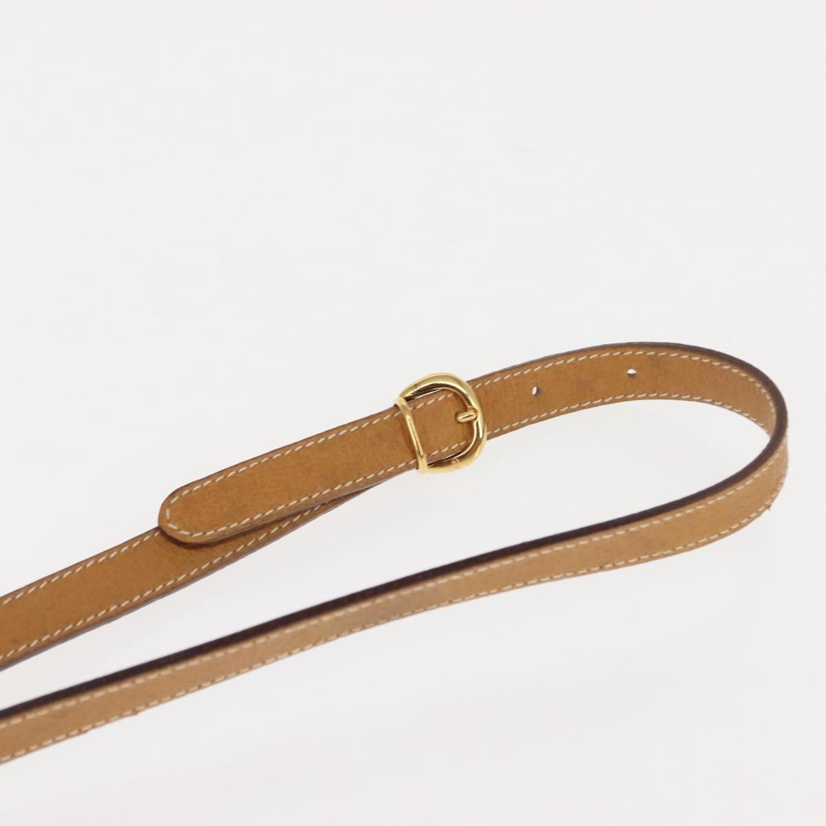 GUCCI Micro GG Supreme Shoulder Bag PVC Beige Gold 001 56 0860 Auth BA6743