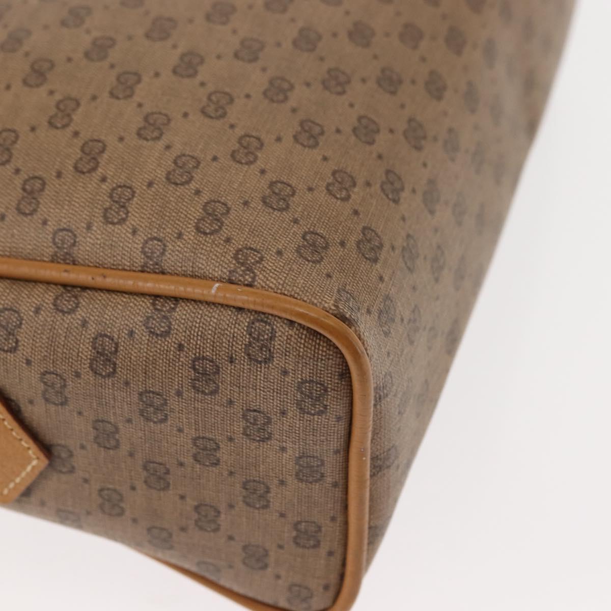 GUCCI Micro GG Supreme Shoulder Bag PVC Beige Gold 001 084 0852 Auth BA6744