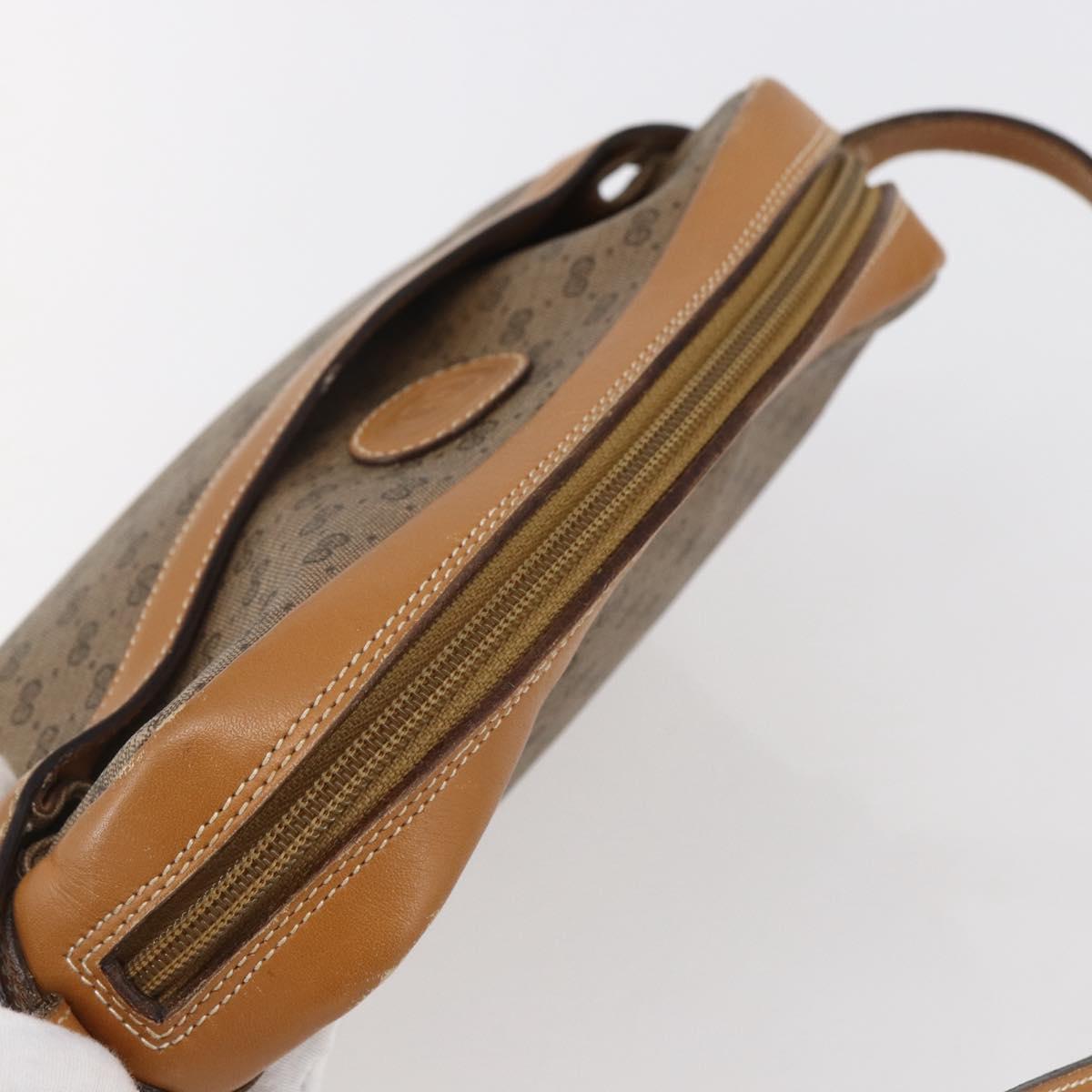 GUCCI Micro GG Supreme Shoulder Bag PVC Beige Gold 007 23 0017 Auth BA6745