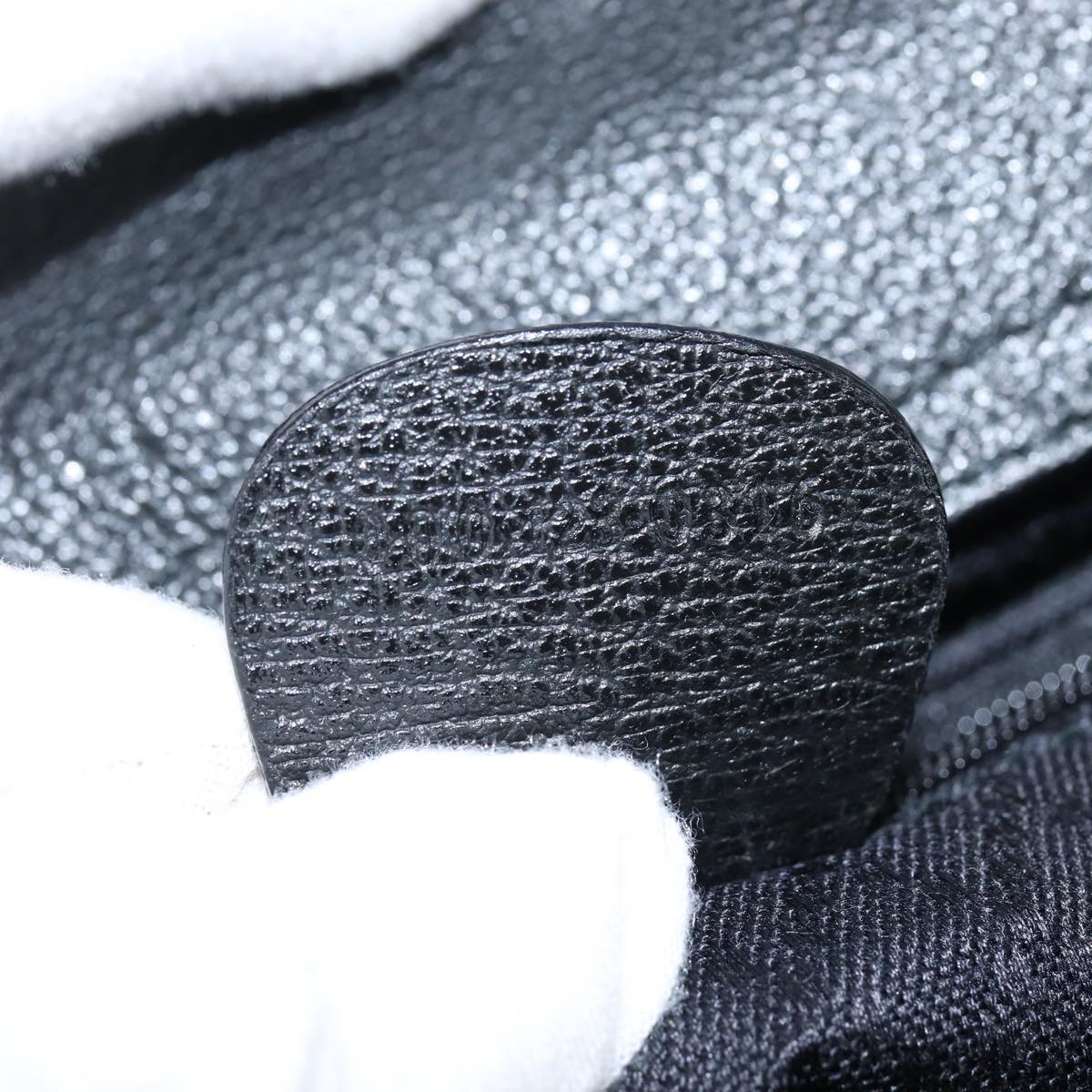 GUCCI Bamboo Hand Bag Suede 2way Black Auth BA6752