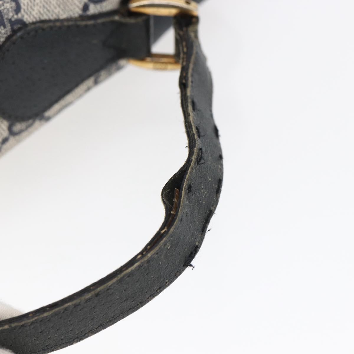 GUCCI GG Canvas Sherry Line Shoulder Bag PVC Leather Navy Red Auth BA6760