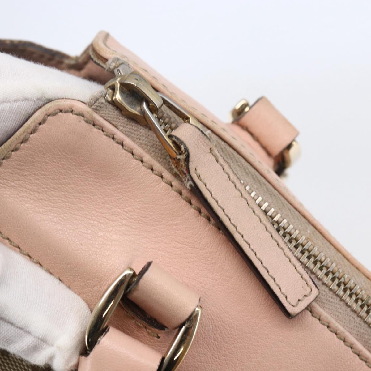 GUCCI GG Canvas Abbey Tote Bag Beige Gold 189831 Auth BA6776