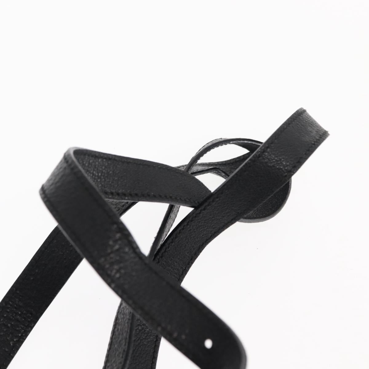 GUCCI Bamboo Backpack Suede Leather Black Auth BA6791