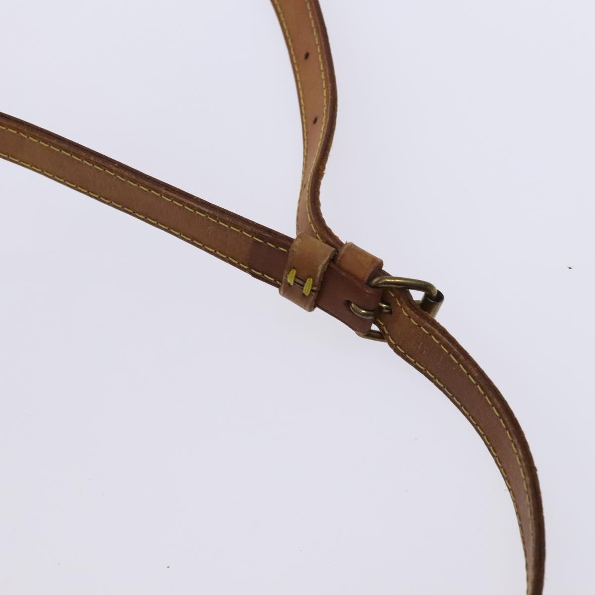 LOUIS VUITTON Monogram Saumur 30 Shoulder Bag M42256 LV Auth BA680