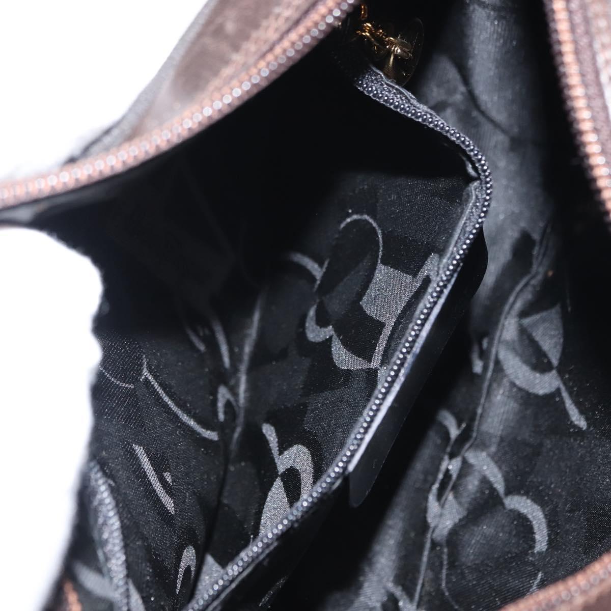 Salvatore Ferragamo Vala Shoulder Bag Leather Brown Auth BA6802