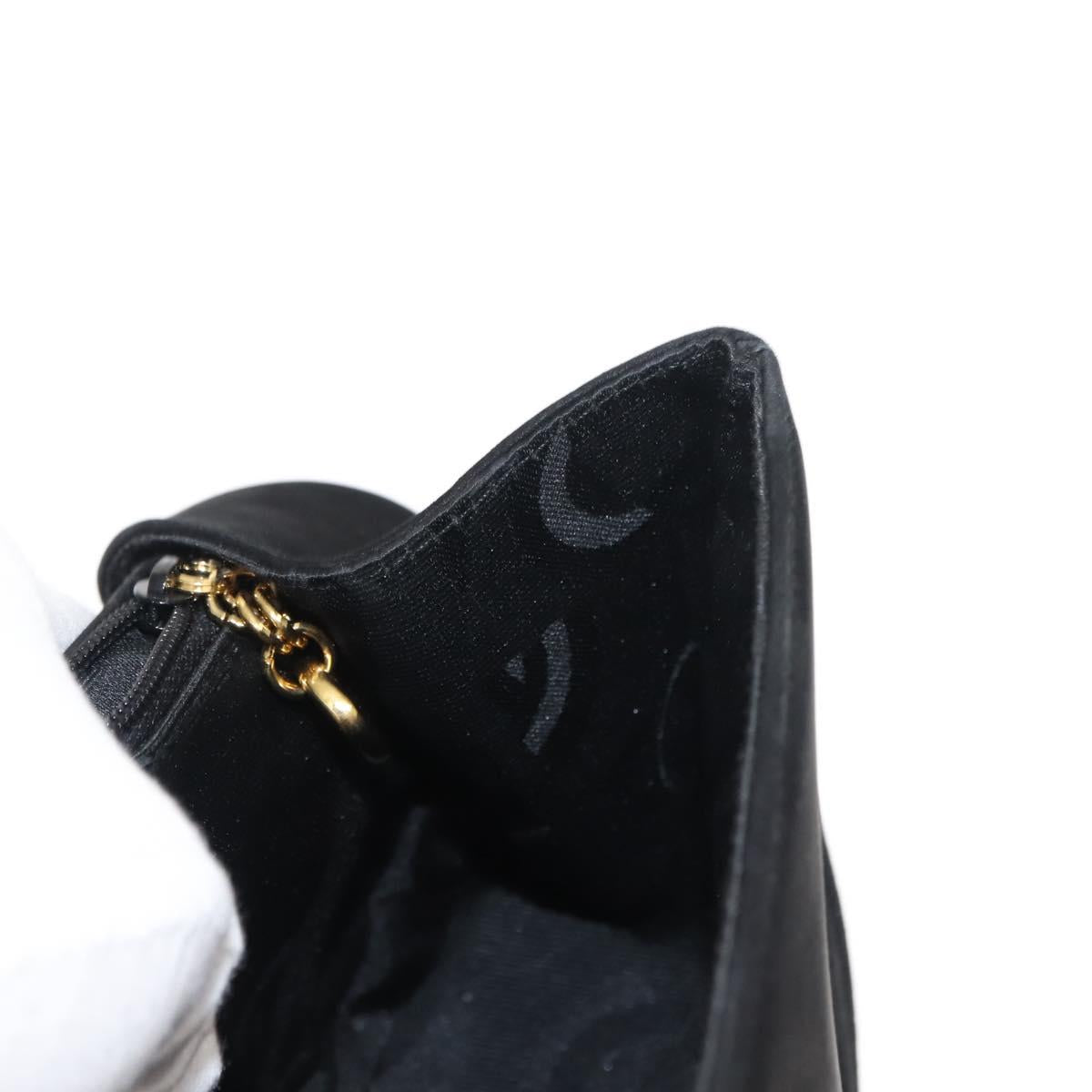 Salvatore Ferragamo Vala Shoulder Bag Suede Black Auth BA6803