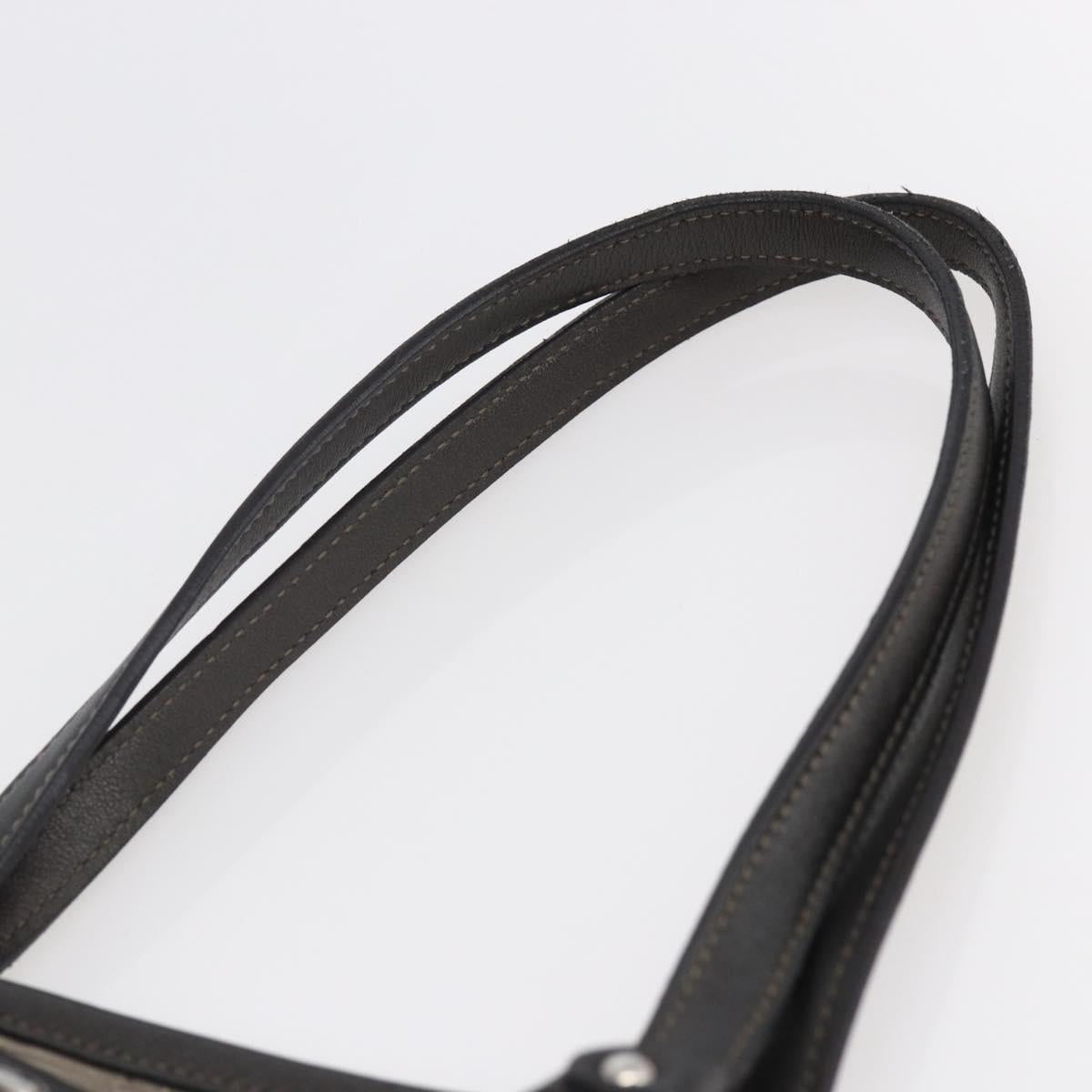 Salvatore Ferragamo Gancini Tote Bag Enamel Gold Auth BA6811