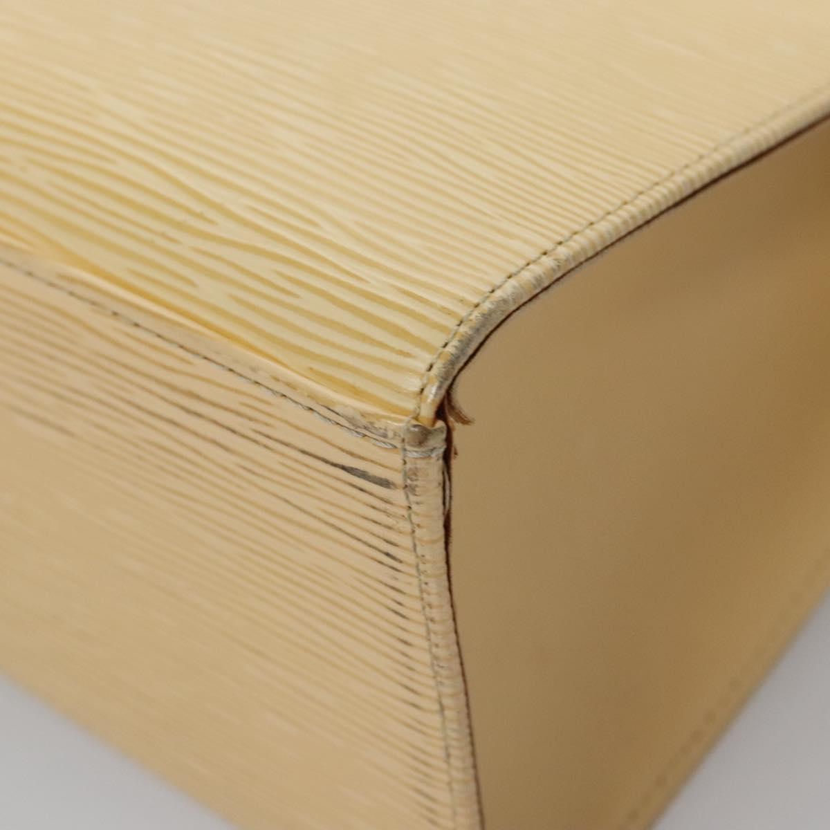 LOUIS VUITTON Epi Croisette PM Tote Bag Vanilla M5249A LV Auth BA682