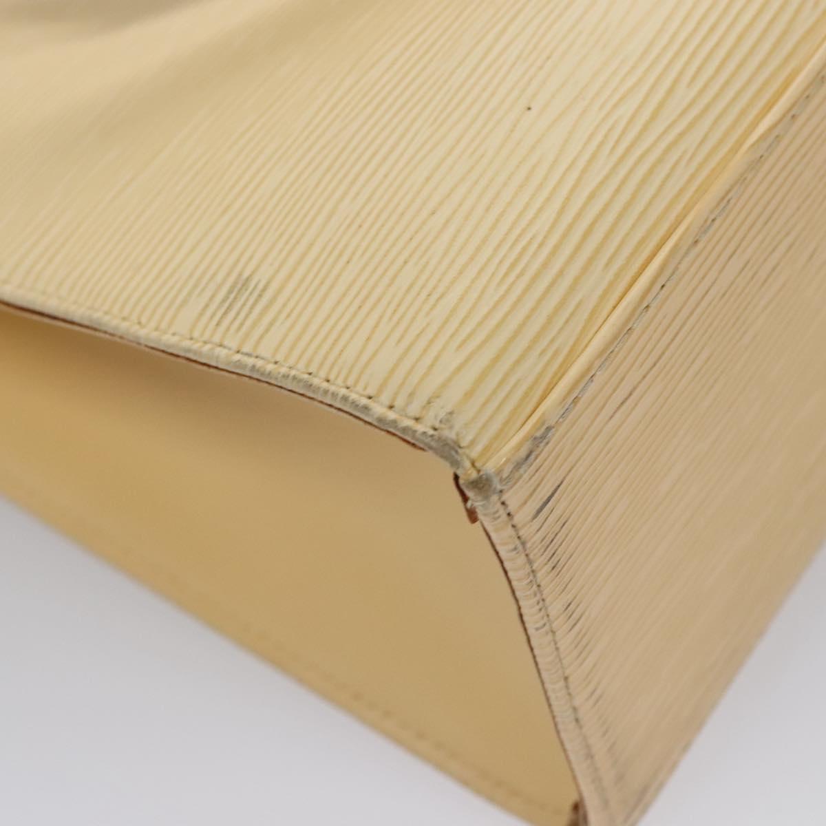 LOUIS VUITTON Epi Croisette PM Tote Bag Vanilla M5249A LV Auth BA682