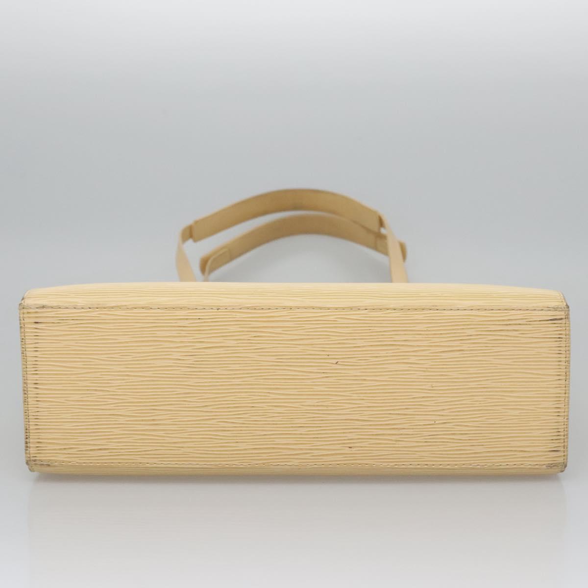 LOUIS VUITTON Epi Croisette PM Tote Bag Vanilla M5249A LV Auth BA682