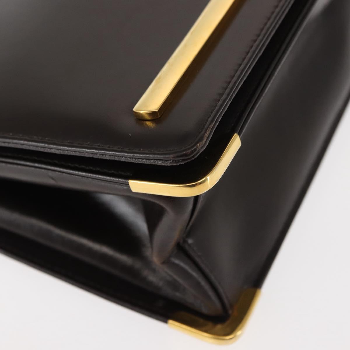 Christian Dior Shoulder Bag Leather Brown Auth BA6824