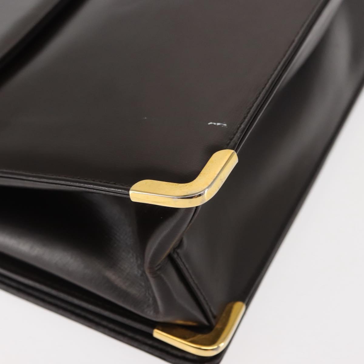 Christian Dior Shoulder Bag Leather Brown Auth BA6824