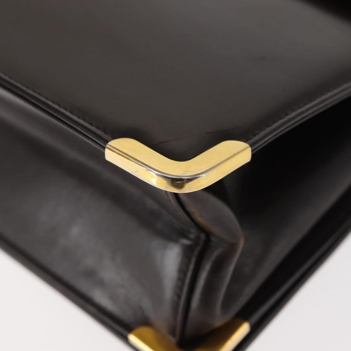 Christian Dior Shoulder Bag Leather Brown Auth BA6824