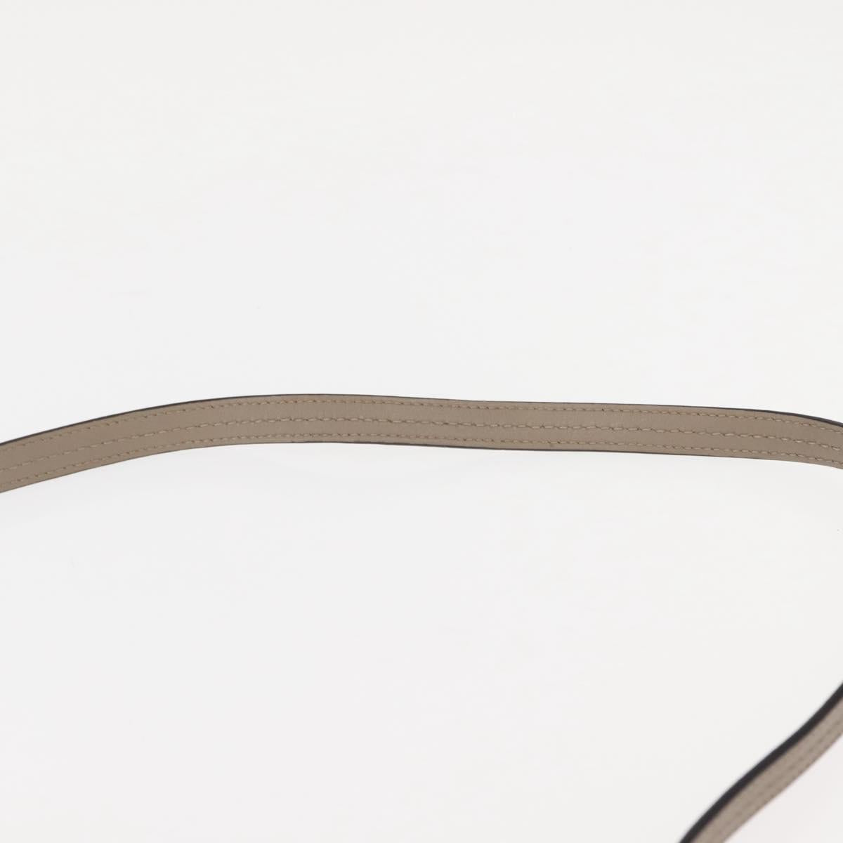 Chloe Fay Shoulder Bag Suede Leather Beige Auth BA6827