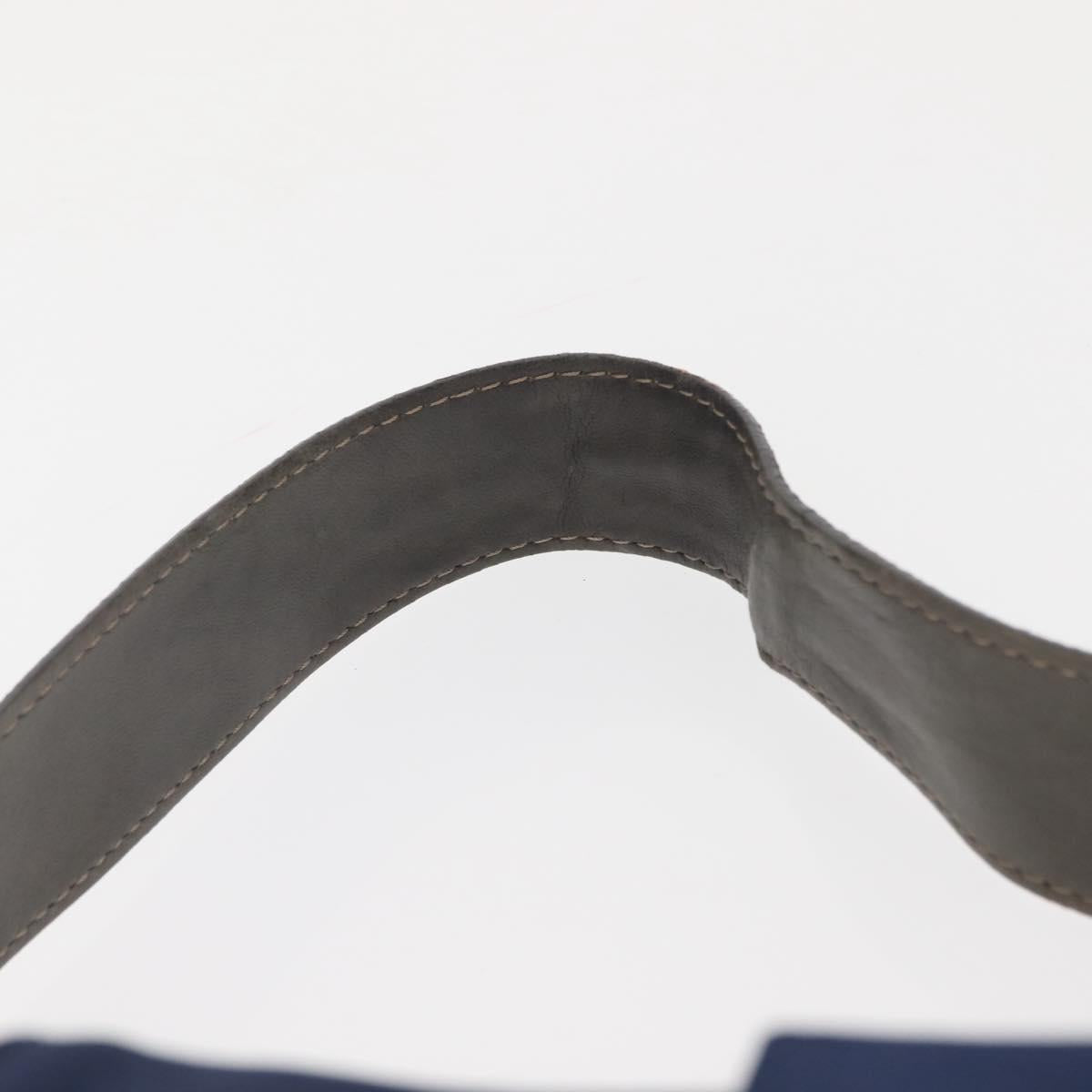 Chloe Shoulder Bag Leather Gray Auth BA6834