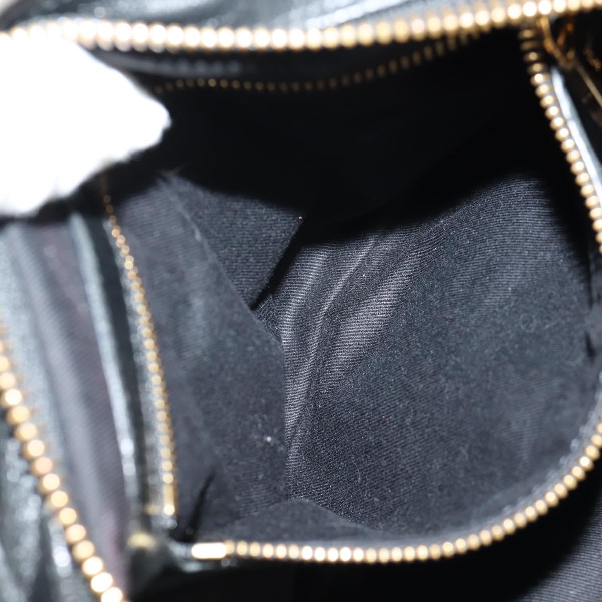 Chloe Etel Hand Bag Leather 2way Black Auth BA6838