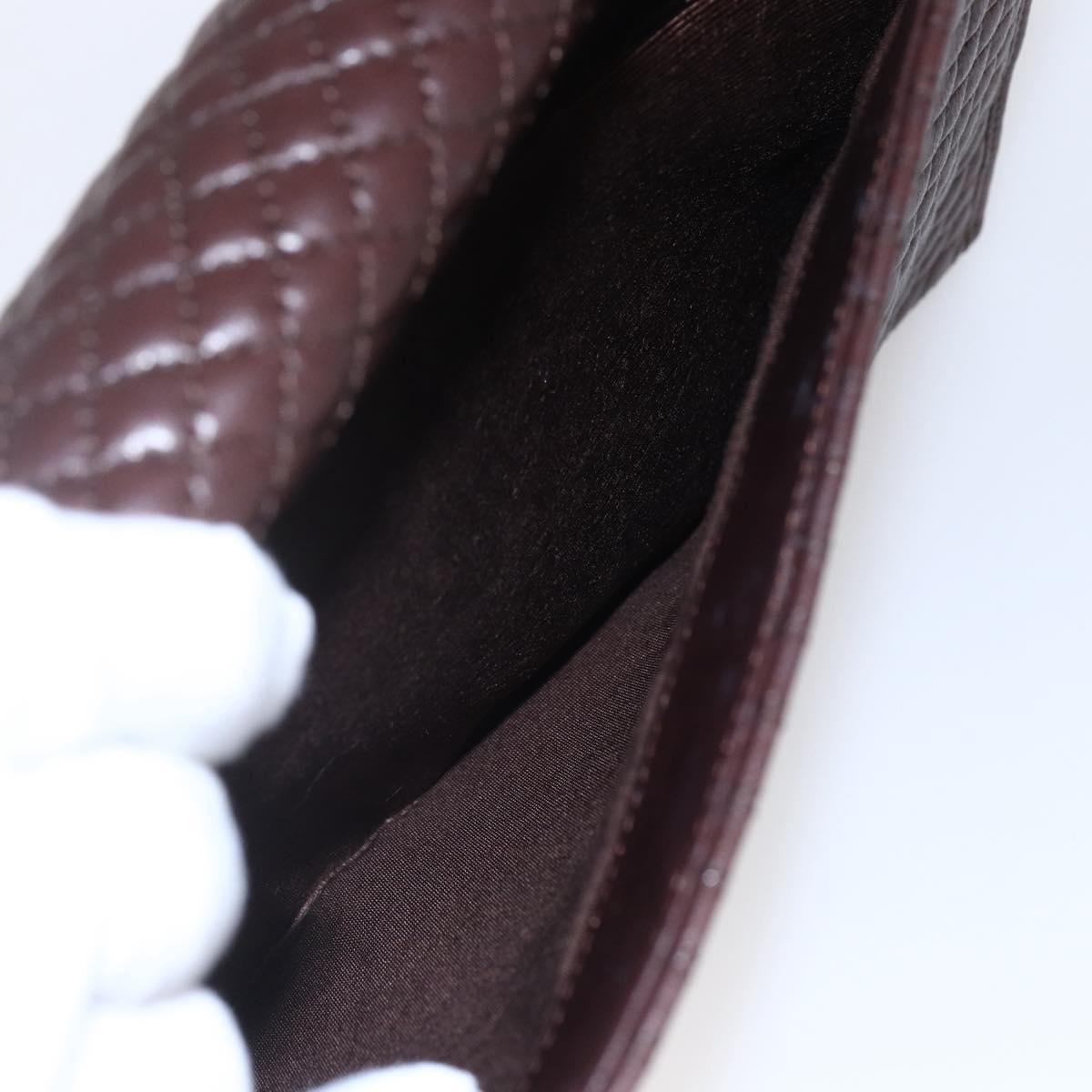 BALLY Hand Bag Leather Brown Auth BA6842