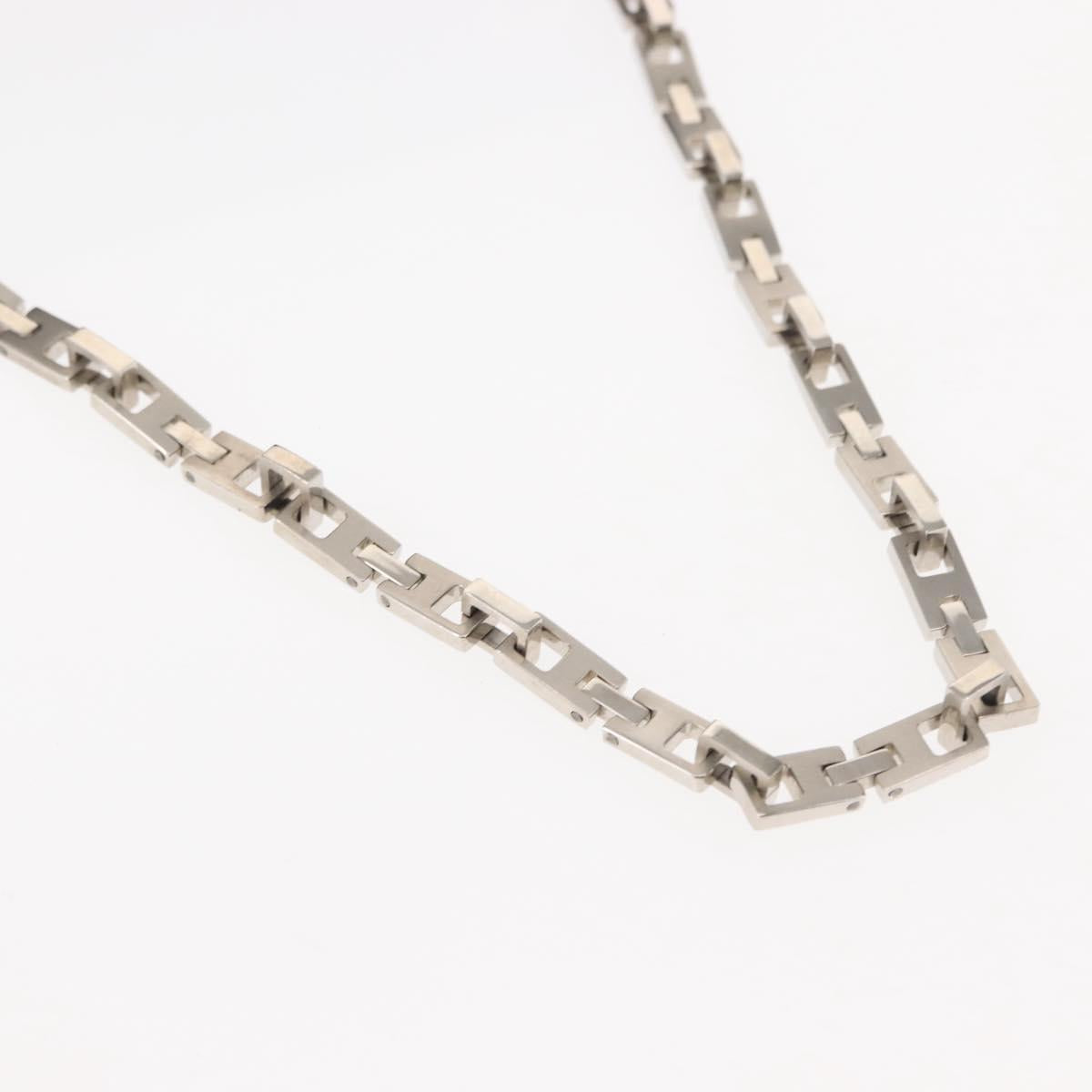 BALLY Chain Shoulder Bag Leather Black Auth BA6843