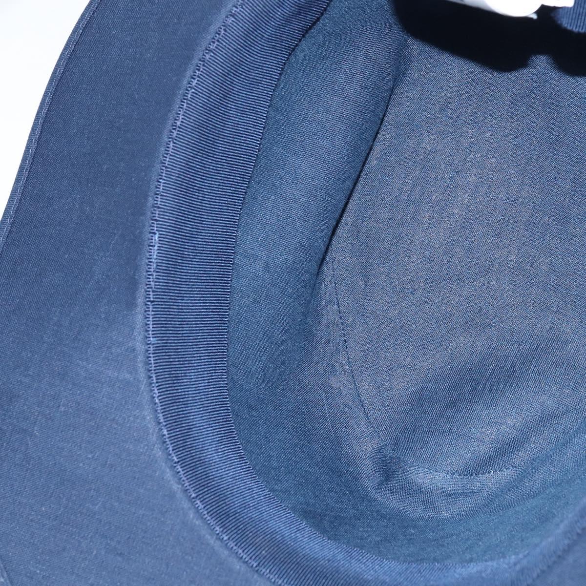 HERMES Hat Linen Navy Auth BA6848V