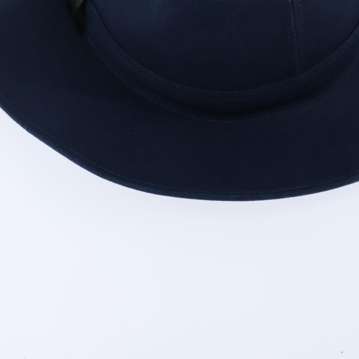 HERMES Hat Linen Navy Auth BA6848V